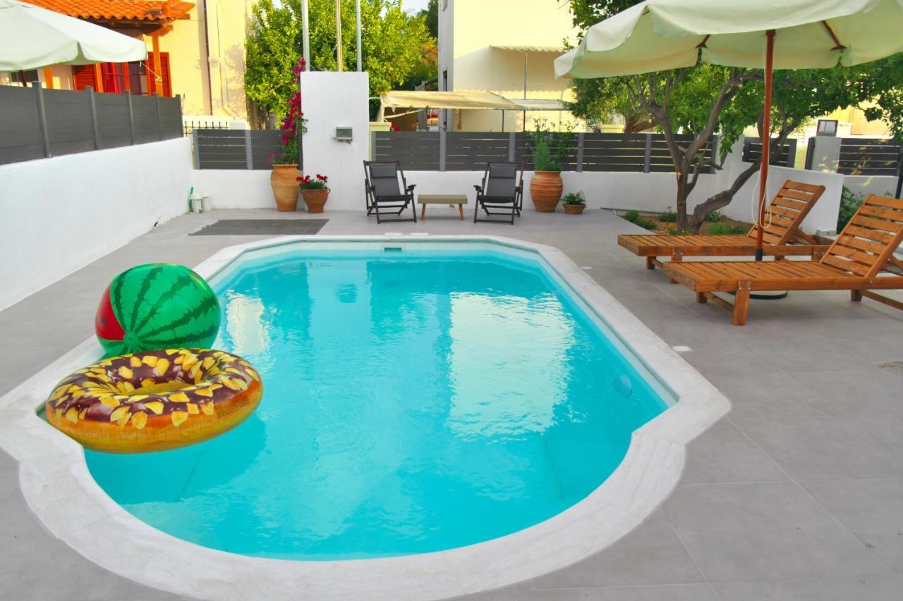 Giovana'S Pool House Aegina Kültér fotó